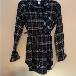 Isabel Maternity Flannel Shirt